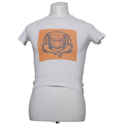 T-shirt (Hvid, Orange) fra Fortnite Bomuld