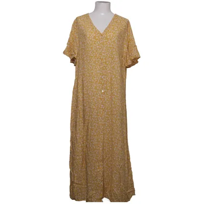 Shirt dress (Yellow, White) from Melya Melody Viscose