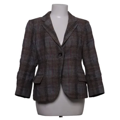 Blazer (Brown, Gray) from Gold Case Cotton, Wool
