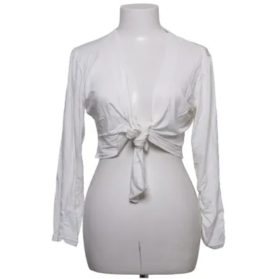 Crop top (Vit) från Wearhouse Elastan, Viskos