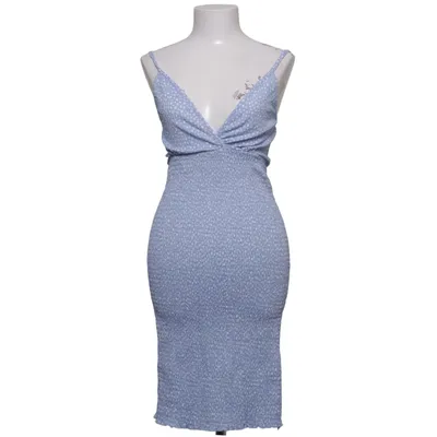 Dress (Blue, White) from Object Elastane, Polyester
