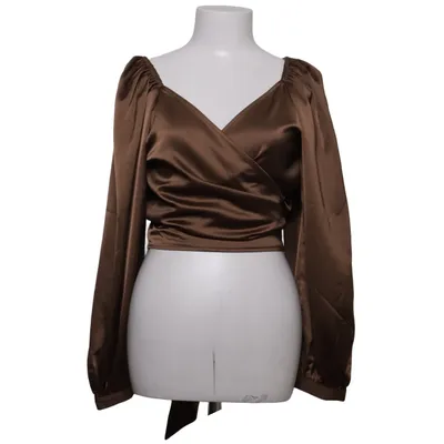 Blouse (Bruin) van Aware by Vero Moda Elastaan, Gerecycled polyester