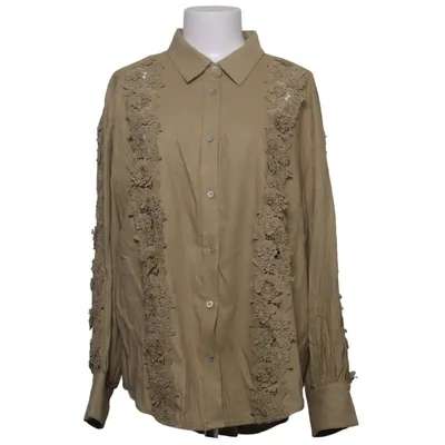 Blouse (Beige) from Scalpers Linen, Polyester, Viscose