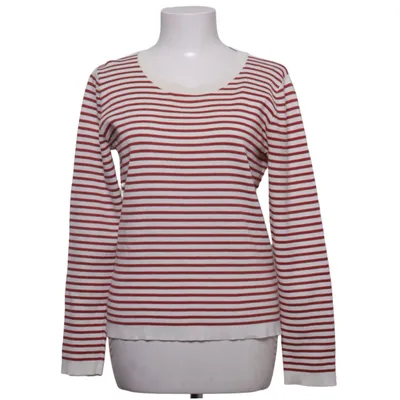 Sweater (Red, White) from Suncoo Cotton, Metallic fiber
