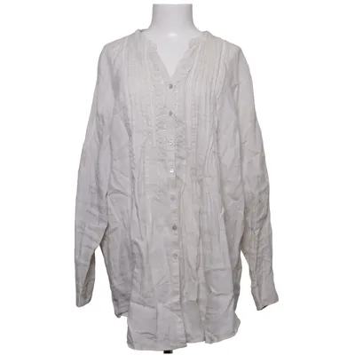 Blouse (Beige) van Open End Linnen