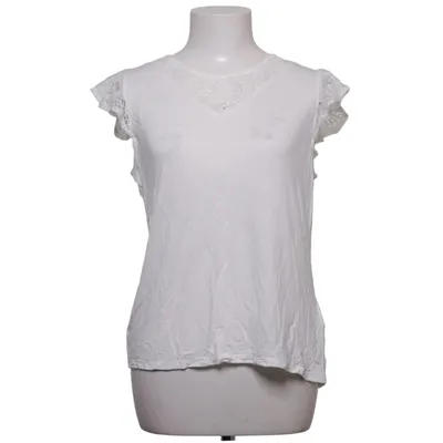 Top (White) from Cream Elastane, Polyamide, Viscose