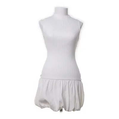 Klänning (Vit) från Zara Elastan, Polyester