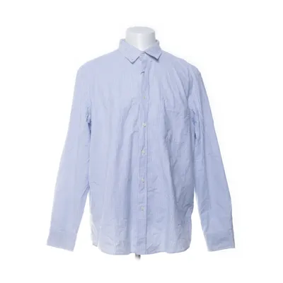 Shirt (Blauw, Wit) van Zara Katoen