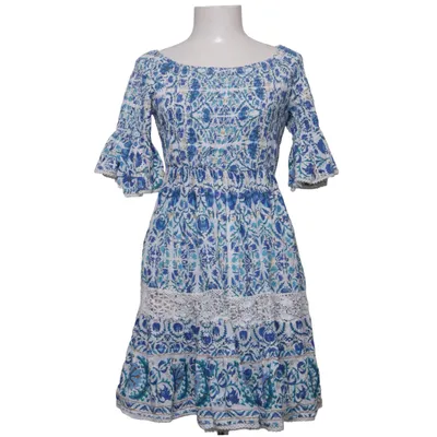 Dress (Blue, White) from Antica Sartoria Cotton