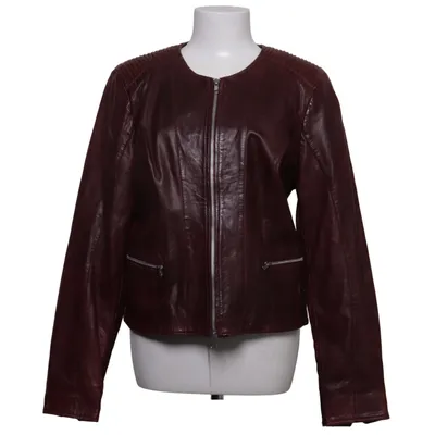 Leather jacket (Red) from Jofama Leather, Polyester