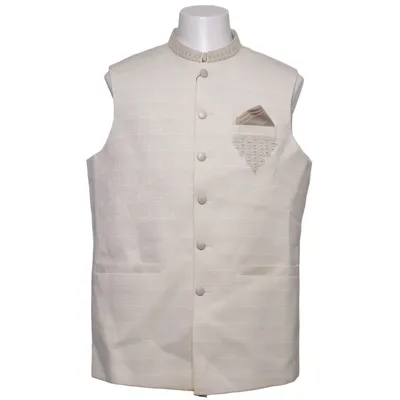 Vest (Beige) fra Stylish Polyester