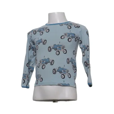 T-shirt à manches longues (Bleu, Multicolore) de Småfolk Coton, Élasthane
