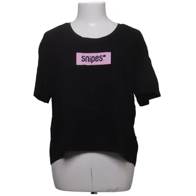 T-shirt (Zwart, Roze) van Snipes Katoen, Viscose