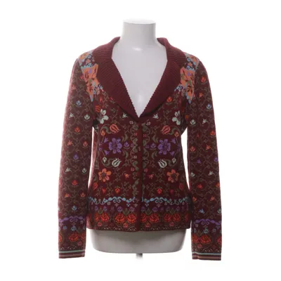 Cardigan (Rood, Meerkleurig) van IVKO Merinowol