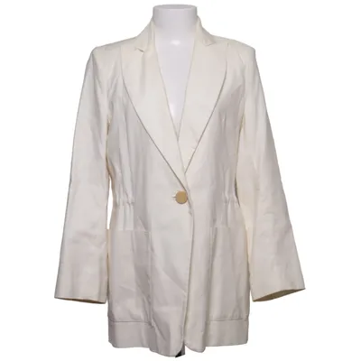 Blazer (Beige) van Rodebjer Katoen, Elastaan, Linnen, Viscose