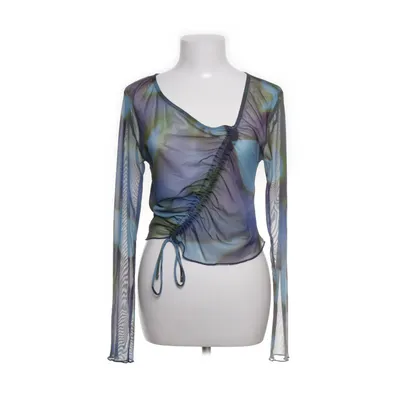 Crop top (Blå, Flerfärgad)