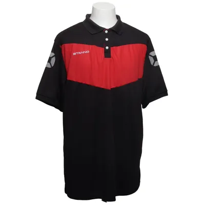 Polo shirt (Black, Red) from Stanno Polyester