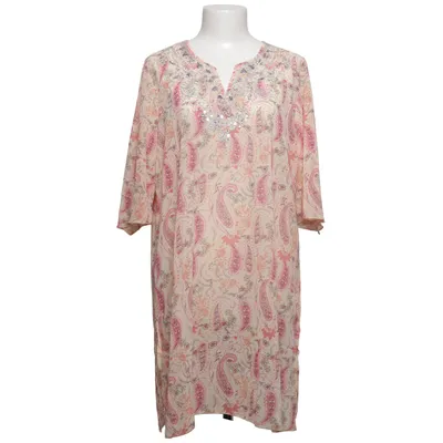 Jurk (Beige, Meerkleurig) van Yi Xiang Polyester, Viscose