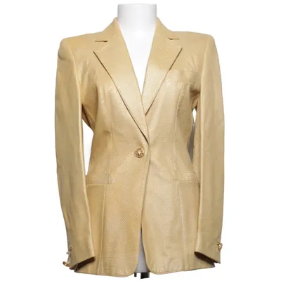 Blazer (Beige) fra Escada Læder