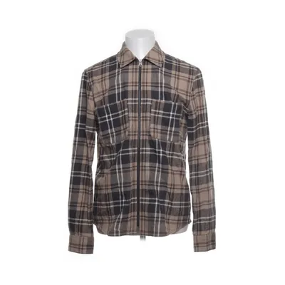 Overshirt (Bruin, Grijs, Wit) van Dobber Katoen