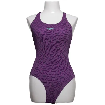Badedragt (Lilla, Blå, Sort) fra Speedo Polybutylen, Polyester