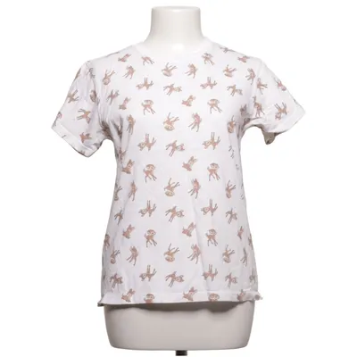 T-shirt (Wit, Bruin) van Brandy Melville Katoen