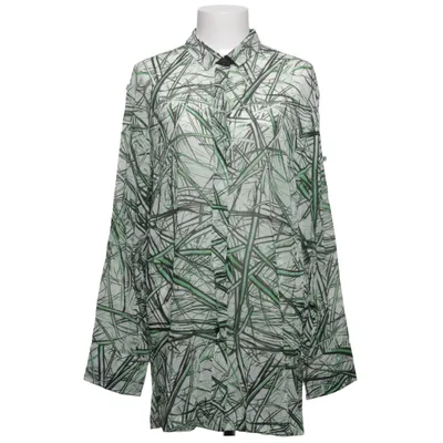 Blouse (Vert, Blanc, Noir) de Strenesse Élasthane, Soie