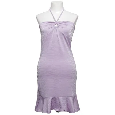 Halterneck dress (Purple) from Chiquelle Cotton