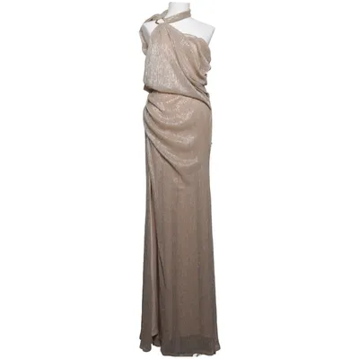 Aftonklänning (Beige) från ASOS Design Elastan, Metallfiber, Polyester