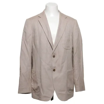 Blazer (Beige) from D+LJ Cotton, Linen, Polyester, Viscose