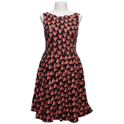 Dress (Black, Red) from Pinko Cotton, Elastane, Polyester