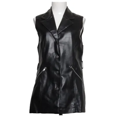 Gilet (Zwart) van Angie Polyester, Polyurethaan