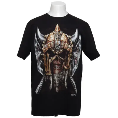 T-shirt (Noir, Multicolore) de Rock Chang Coton