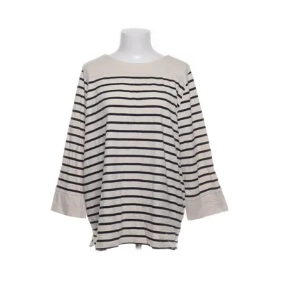 Långärmad t-shirt (Vit, Svart) från XLNT by KappAhl Bomull