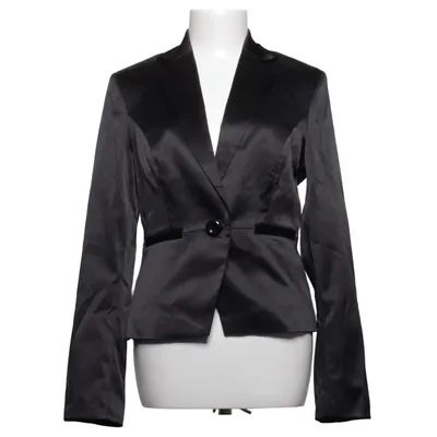 Blazer (Noir) de Clockhouse Coton, Élasthane, Polyester