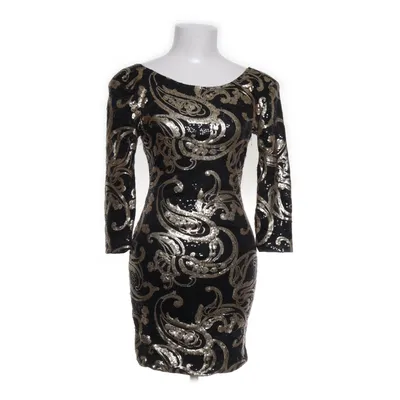 Cocktailjurk (Zwart, Goud, Meerkleurig) van Danity Elastaan, Polyester