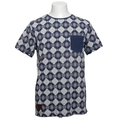 T-shirt (Bleu, Blanc) de Pendleton Coton