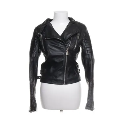 Bikerjack (Zwart) van Voyelles Polyester, Polyurethaan