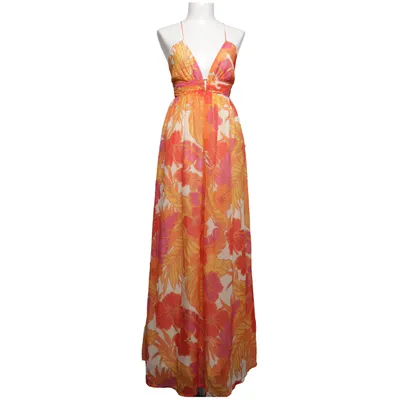 Robe longue (Orange, Rouge, Jaune) de IVIVI Polyester
