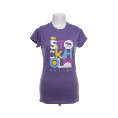 T-shirt (Lilla, Flerfarvet) fra Gildan Softstyle Bomuld, Polyester