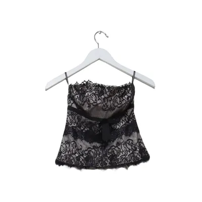 Top tube (Noir, Beige) de Warehouse Élasthane, Polyamide, Polyester, Viscose