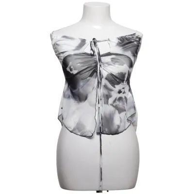Tubetop (Sort, Hvid, Grå) fra Bershka