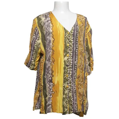 Short sleeve shirt (Yellow, Brown, Multicolored) from Catch Me Viscose