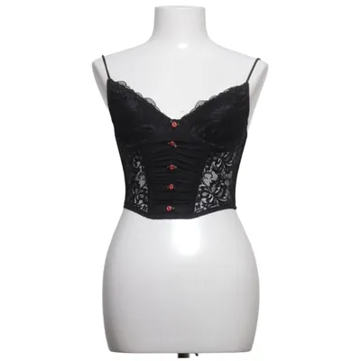 Corset (Black) from Out from Under Elastane, Nylon, Viscose