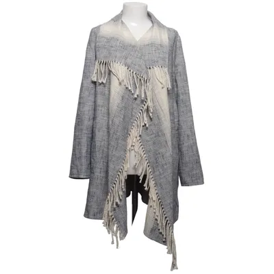 Cardigan (Gray, White) from Hettemarks Cotton