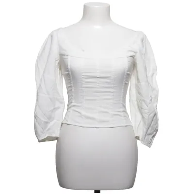 Crop top (Blanc) de & Other Stories Élasthane, Lin, Polyester, Viscose