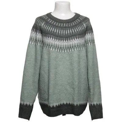 Pull-over (Vert, Blanc) de Isolde Acrylique, Élasthane, Polyester