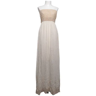 Maxi dress (Beige) Silk, Viscose