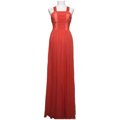 Evening gown (Orange) from Mango Suit Elastane, Polyamide, Polyester