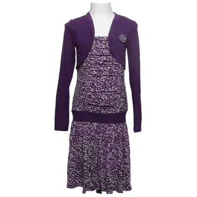 Dress (Purple, Gray) from Charles Vögele Elastane, Viscose